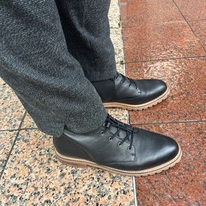 Madewell Clair Lace Up Combat Book in Black! Size 10